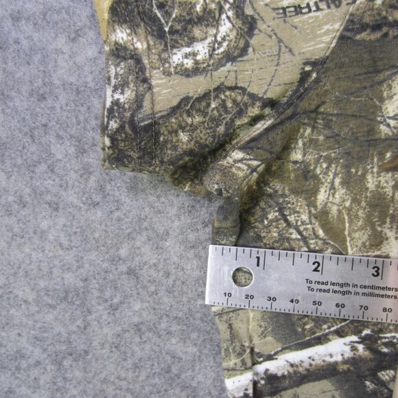 Lincoln Outfitters Shirt Mens XL Camo RealTree Short Sleeve Outdoor Hunting Tee - Picture 5 of 7